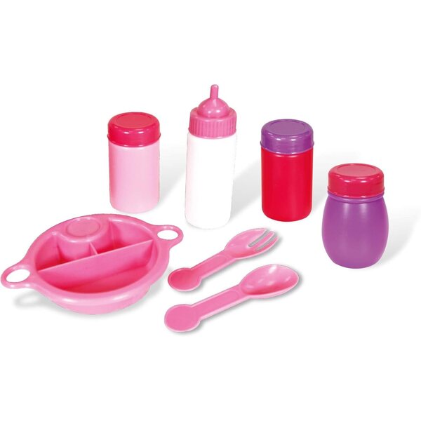 24-teiliges Babypuppen-Spielset mit Kinderwagen, Kinderbett und komplettem Zubehör