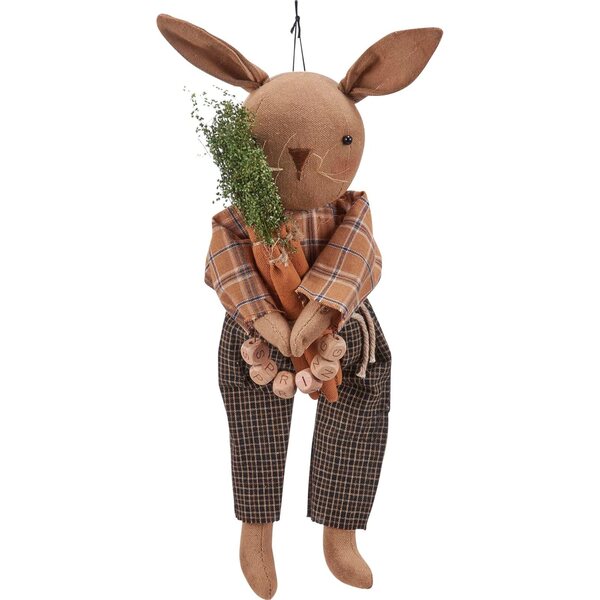 Păpuși primitive de colecție de Kathy - Iepure decorativ de primăvară