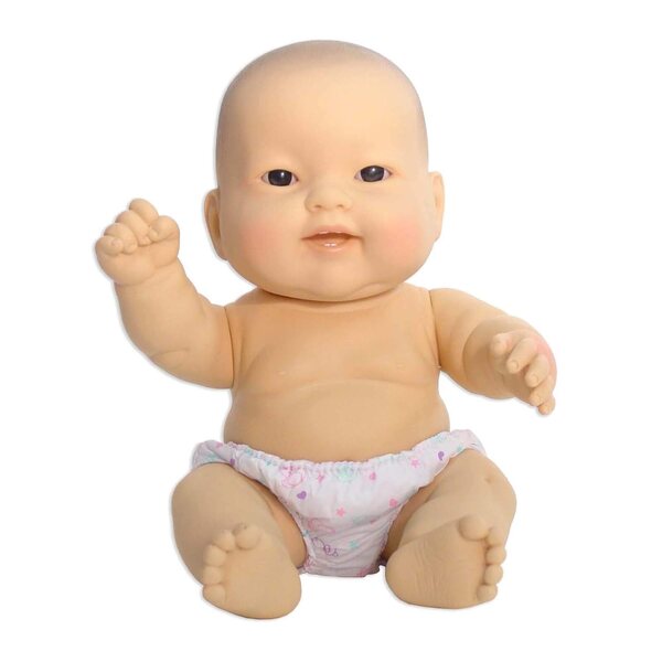 Lots to Love Babies 10" JC Toys dukke, vinyllegetøj med vaskbar ble