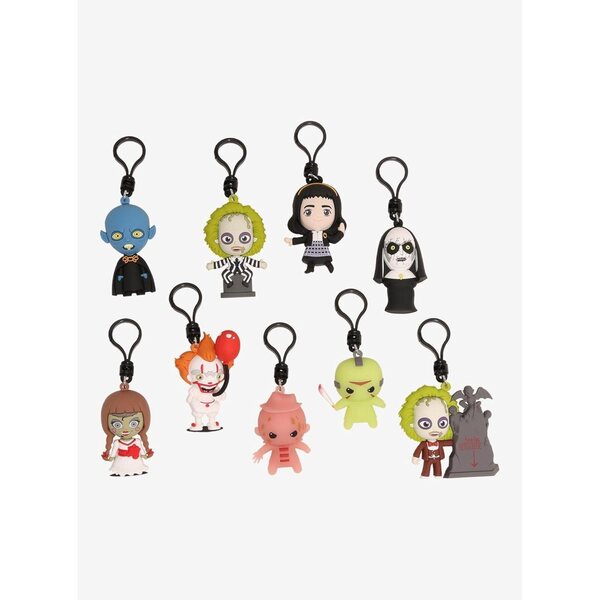 Warner Bros. Horror Characters Collectible 3D Plastic Bag Clip