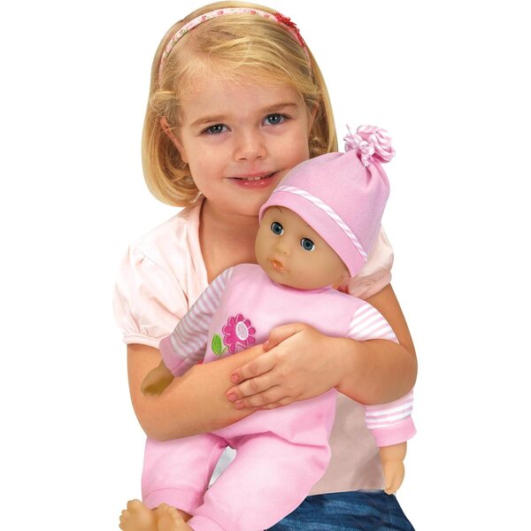 Lissi Dolls Sprechende Puppe 40 cm mit Essenszubehör – Interaktives Spiel