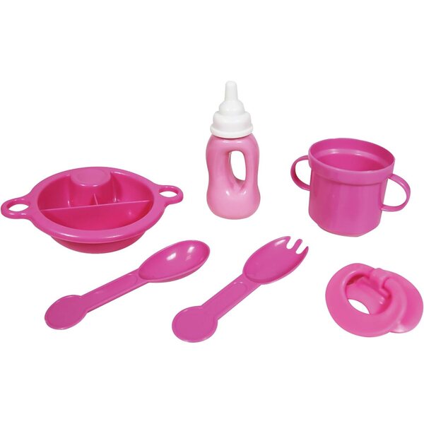 Lissi Dolls Sprechende Puppe 40 cm mit Essenszubehör – Interaktives Spiel