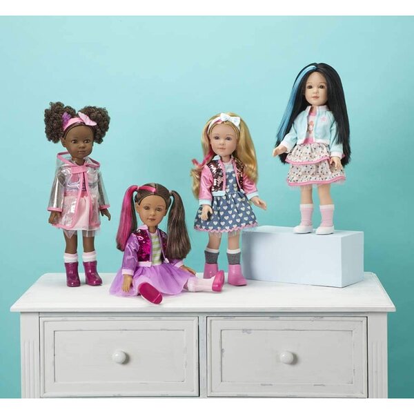 Madame Alexander Kindness Club 14-Zoll-Puppe mit beweglichem Körper und rosa Kleid