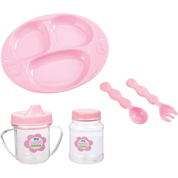 Toysmith Baby Ensemble Deluxe Juego de 12 piezas con muñeca suave de 11,5 pulgadas y accesorios