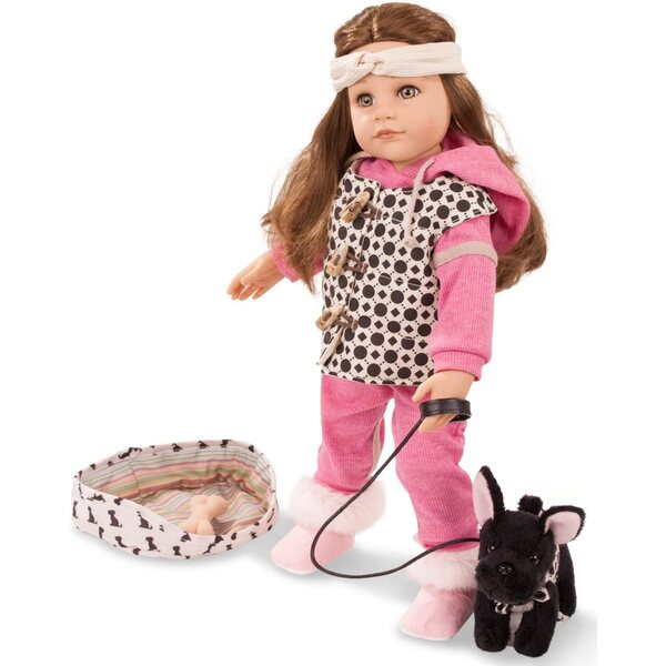 Götz Hannah Staycation 19,5'' Vinylpuppe mit langen Haaren und Accessoires