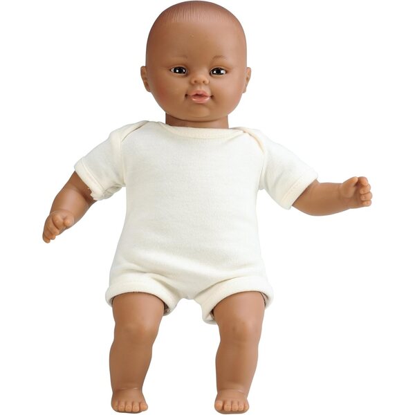 Educational Insights Baby Doux 12 Zoll Popp mat mëttlerer Haut a bewegbaren Hänn
