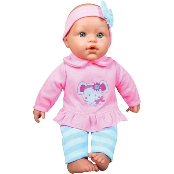 Lissi 14-Zoll-Babypuppen- und Arztset mit umweltfreundlichem Holzzubehör für Kinder