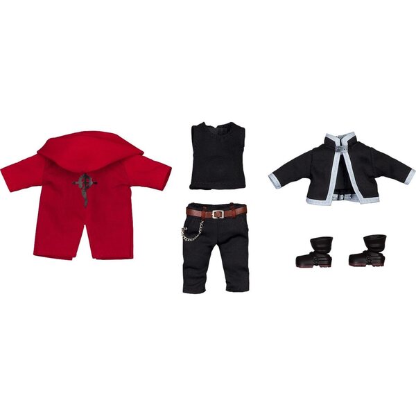 Nendoroid Doll Edward Elric Fullmetal Alchemist Kleidungsset mit Magnetschuhen