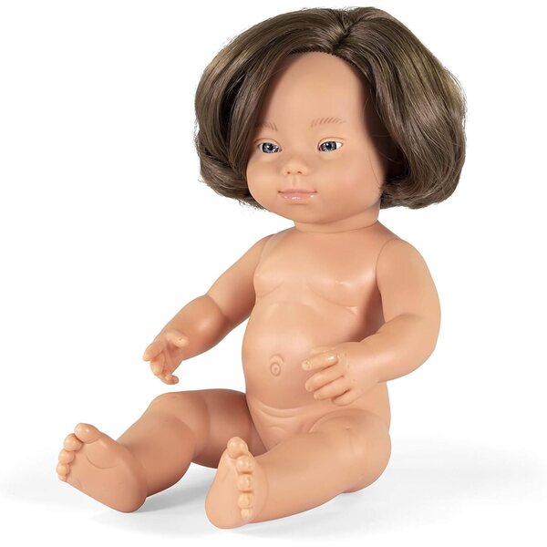 Miniland 38 cm Puppe mit Down-Syndrom für Inklusion und Vielfalt