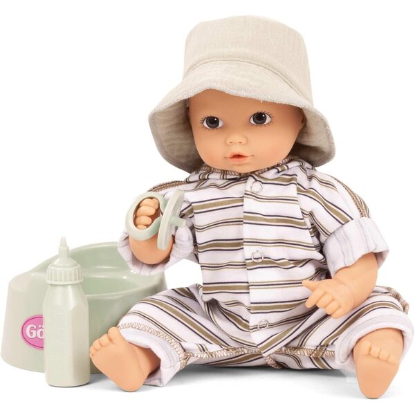 Götz Aquini Girl Urban Stripes – Anatomisch korrekte 33 cm große Puppe mit Zubehör