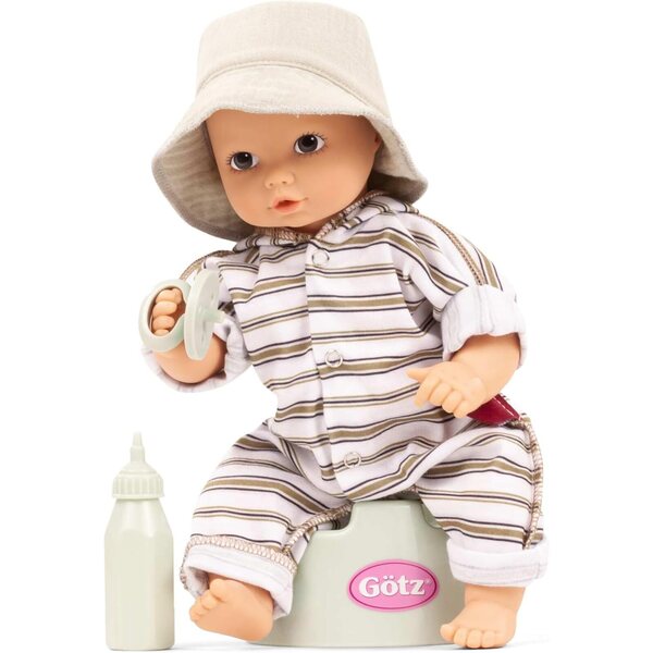 Götz Aquini Girl Urban Stripes – Anatomisch korrekte 33 cm große Puppe mit Zubehör