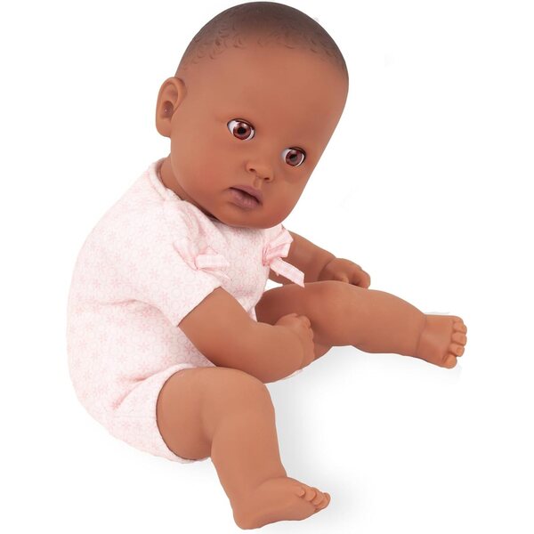 Götz Muffin Soft Doll 33 cm Afroamerikaner mit schließenden Augen
