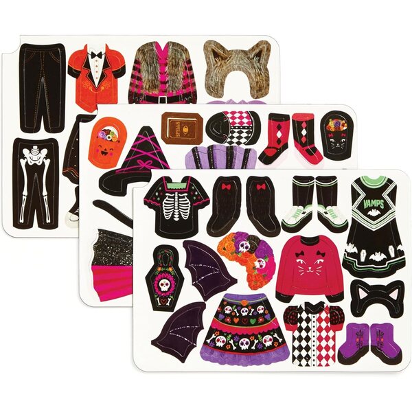 Mudpuppy Spooky Season Magnetic Game - Halloween Dress Up with 40+ Magnet