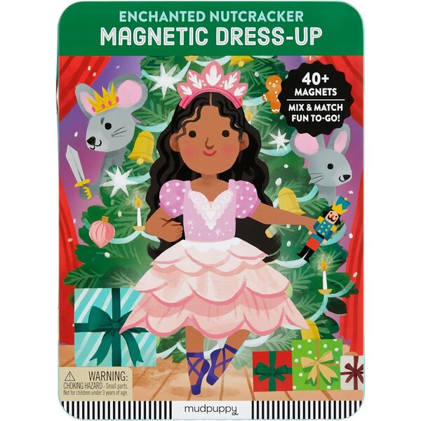 Mudpuppy Enchanted Nutcracker: Magnetic Dress Up Game με 2 μπαλαρίνες και πάνω από 40 μαγνήτες