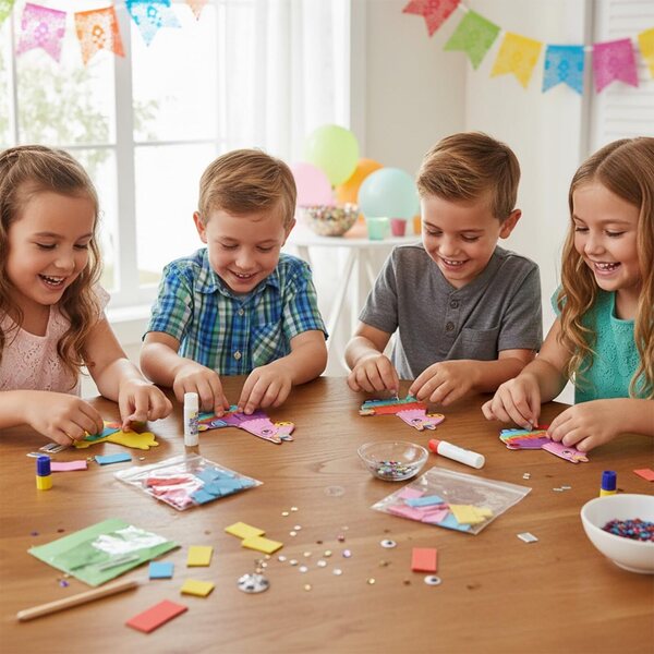 Kreatives farbiges magnetisches Piñata-Set, 12-teilig, mit selbstklebendem Schaumstoff