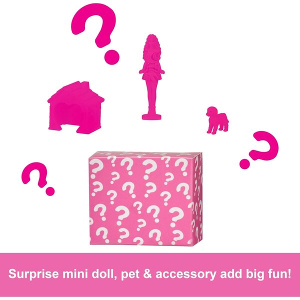 Mini BarbieLand Puppenhaus mit Aufzug, Pool und Zubehör