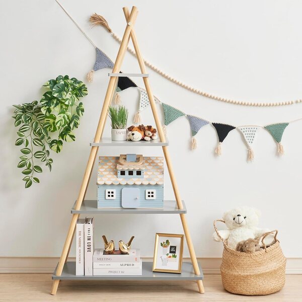 Olivia's Little World houten poppenhuis met 12 accessoires en 4 beeldjes