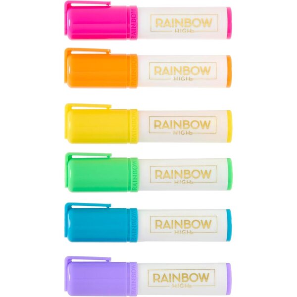 Rainbow High Color & Play Toy House com móveis e marcadores laváveis 4+