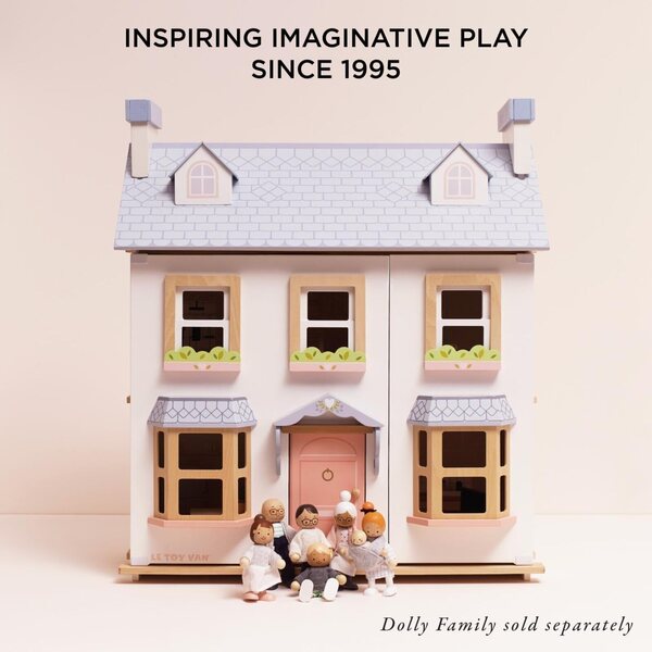 Le Toy Van Mayberry Manor 3-stöckiges Holzspielhaus für Kinder ab 3 Jahren