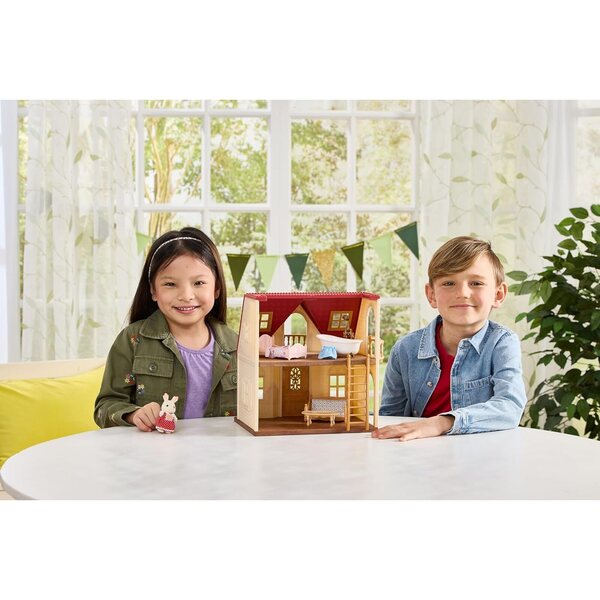 Calico Critters Red Roof Cozy Cottage Miniatur-Spielzeughaus für Kinder ab 3 Jahren
