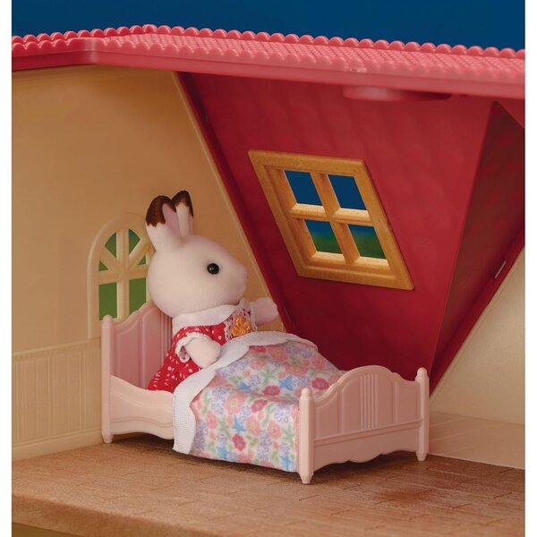 Calico Critters Red Roof Cozy Cottage Miniatur-Spielzeughaus für Kinder ab 3 Jahren