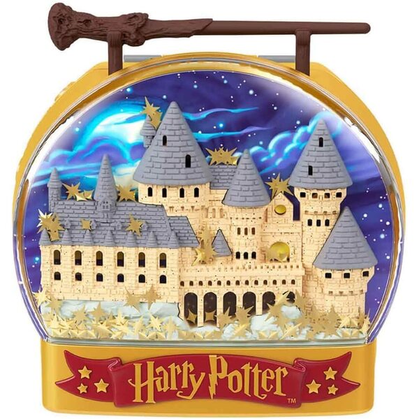Polly Pocket Harry Potter Collection Set mit 5 Minipuppen und 11 Zubehörteilen