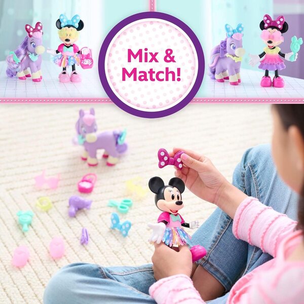 Disney Junior Minnie Mouse Ponyset met 21 accessoires voor kinderen vanaf 3+ jaar