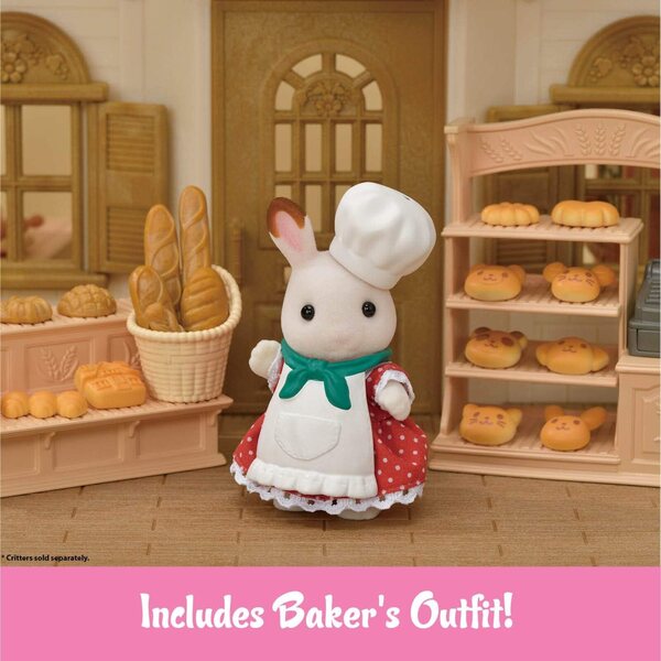 Calico Critters Bakery Shop Starter-Set mit 53 Teilen für Koch- und Verkaufsspiel