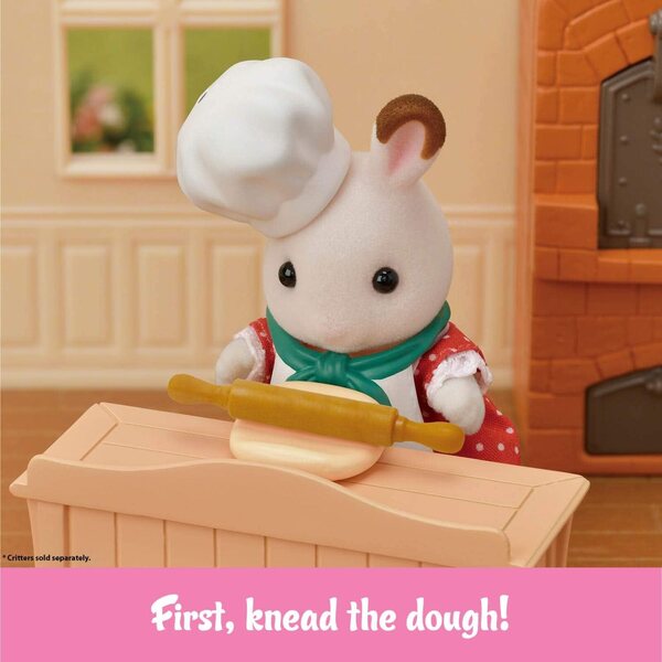 Calico Critters Bakery Shop Starter-Set mit 53 Teilen für Koch- und Verkaufsspiel