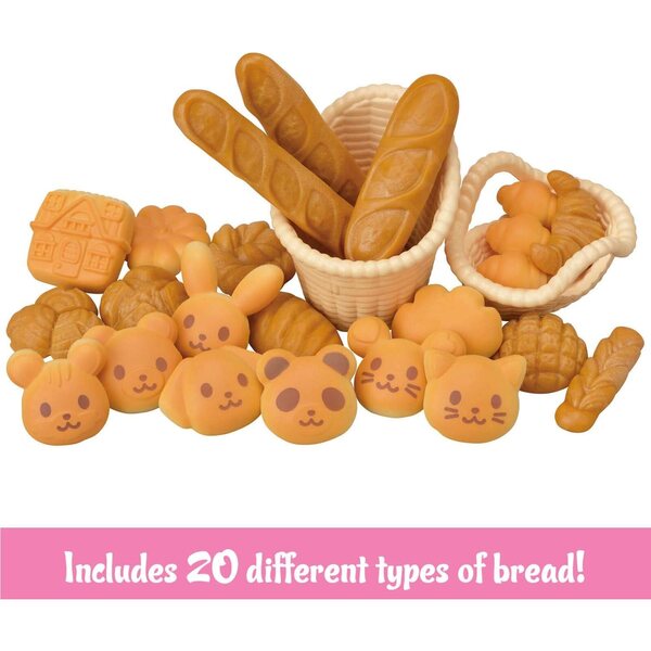 Calico Critters Bakery Shop Starter-Set mit 53 Teilen für Koch- und Verkaufsspiel