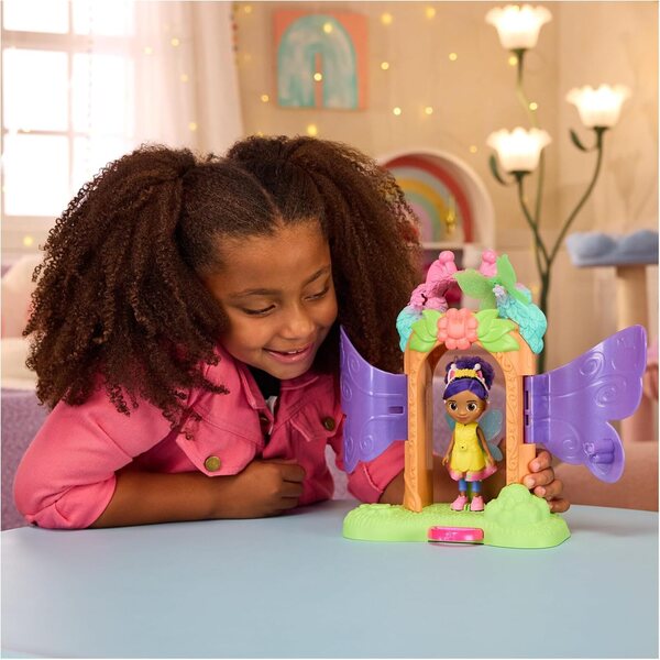 Gabby's Dollhouse Fairylandia Verwandelbares Spielset mit Puppen- und Zauberzubehör