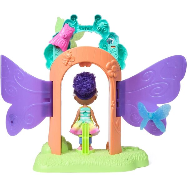 Gabby's Dollhouse Fairylandia Verwandelbares Spielset mit Puppen- und Zauberzubehör