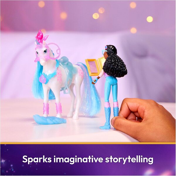 Unicorn Academy : Layla et Glacier avec 13 accessoires pour des aventures magiques à partir de 4 ans