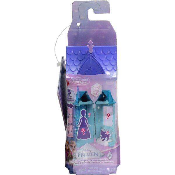 Mattel Disney Frozen Playset Anna o Elsa con 5 Sorprese e Accessori Villaggio Arendelle