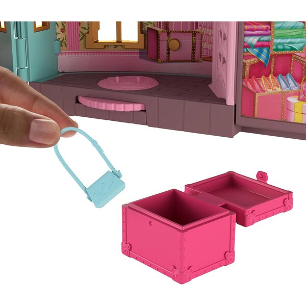 Mattel Universal Pictures’ Wicked So Popular Dorm Small Doll Playset with 3 Play Spaces & 9 Accessories, Inspired by the Movie