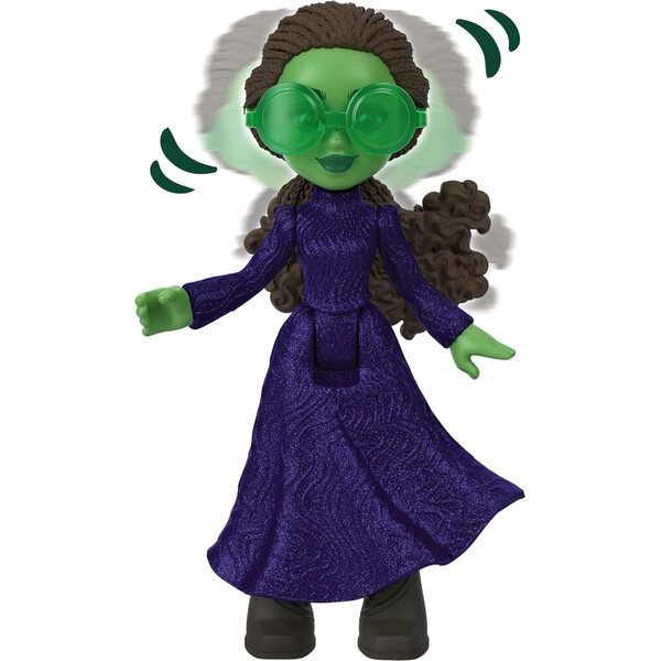 Mattel Wicked Emerald City Dessertwagen mit Elphaba-Puppe und 7 Zubehörteilen
