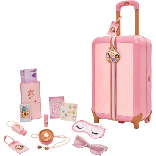Disney Princess Reisekoffer-Set mit Zubehör für Mädchen ab 3 Jahren