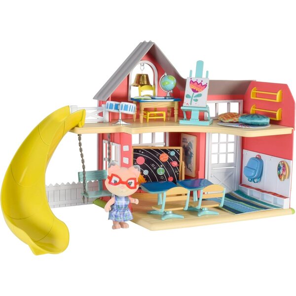 Honey Bee Acres Sunshine Meadow School Complete Set with 21 Pieces and Flocked Miniature