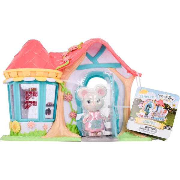 Honey Bee Acres Sweet Shop Set mit Minipuppe, 35 Teile für Kinder ab 3 Jahren