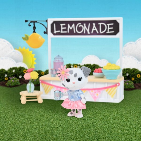 Honey Bee Acres complete set limonadekraam met gevlokte Mia-figuur 9-delig