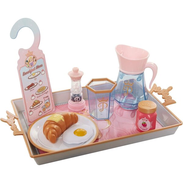 Disney Princess Zimmerservice-Spielset mit mehr als 20 Teilen, Prinzessinnenfrühstück für Mädchen ab 3 Jahren
