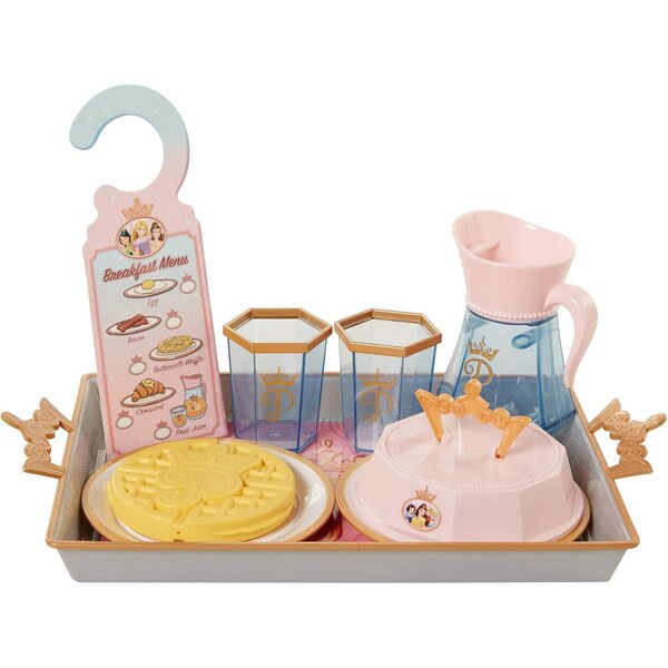 Herní sada Disney Princess Room Service s 20+ díly, princezna snídaně pro dívky 3+