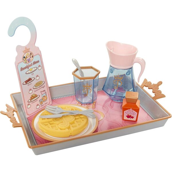 Herní sada Disney Princess Room Service s 20+ díly, princezna snídaně pro dívky 3+