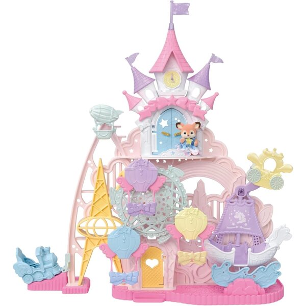 Calico Critters Baby Dream Spielplatz mit 1 Sammelpuppe und Attraktionen