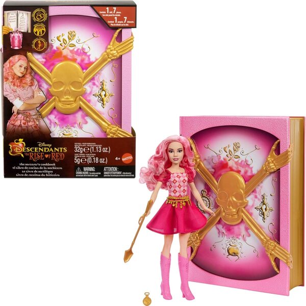 Mattel Disney Descendants Il Ricettario del Mago con Bridget Regina di Cuori Giocattolo