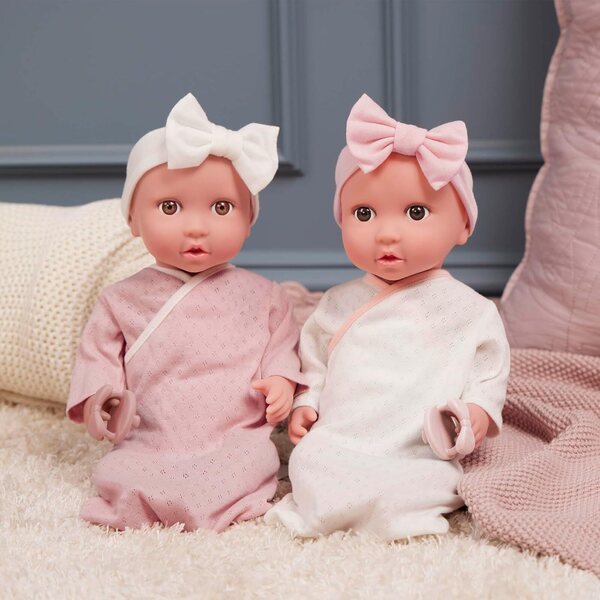 LullaBaby – 14-Inch Baby Doll Clothing Set – Blanket Sleepers – Pacifier Accessories – Pretend Play 2+ Years– Baby Doll Sleep Sacks Outfit