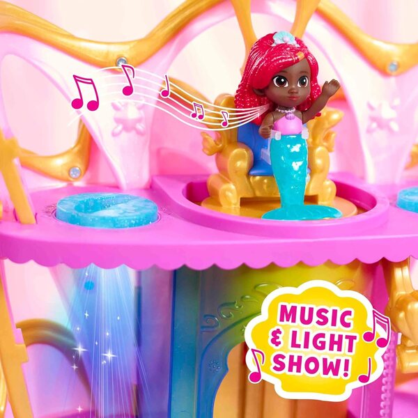 Disney Junior Ariel Deluxe Atlantica Palace rotaļu komplekts ar gaismām, skaņām un 22 daļām