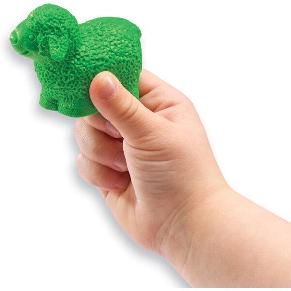 Learning Resources Jumbo Farm Counters, Farm Animals - 30 Pieces, Ages 18+ months Toddler Learning Toys, Preschool Toys, 5 Animals in 6 Colors