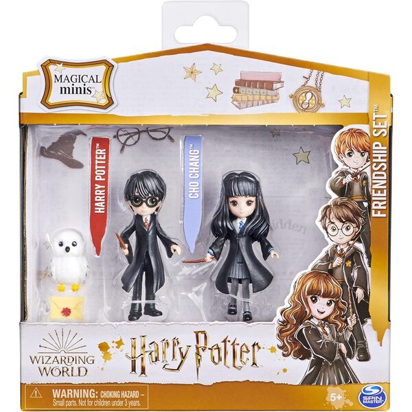 Ensemble magique Harry Potter et Cho Chang avec Hedwige et accessoires – Jouets pour enfants à partir de 5 ans