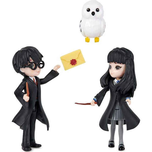 Ensemble magique Harry Potter et Cho Chang avec Hedwige et accessoires – Jouets pour enfants à partir de 5 ans